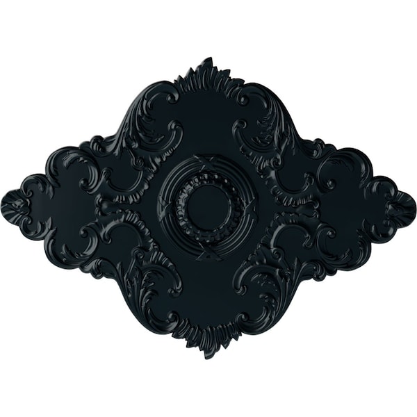Ekena Millwork Piedmont Ceiling Medallion (Fits Canopies up to 6 1/2"), 67 1/8"W x 48 5/8"H x 1 7/8"P, Night Shade CM67PENSF - main